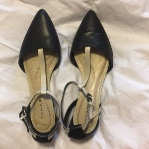Tahari ankle strap flats